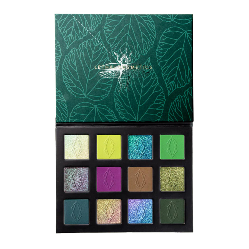 Lethal Cosmetics - Palette di ombretti MAGNETIC™ Pressed Powder Palette - Evergreen