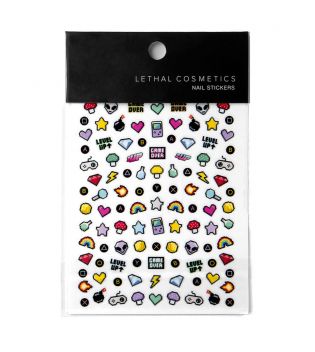 Lethal Cosmetics - Adesivi per unghie 2UP Nail Stickers