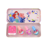 LipSmacker - *Disney Princess*- Custodia per manicure in latta per smalti - Ariel e Tiana