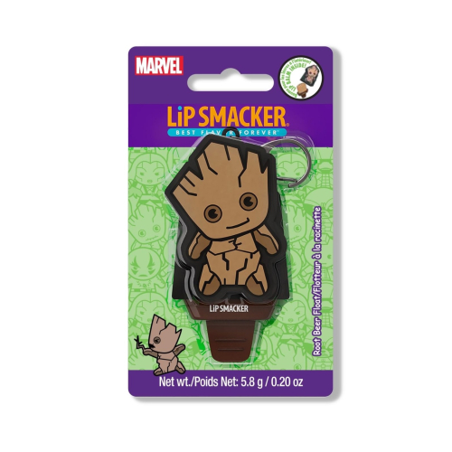 LipSmacker - *Marvel* - Balsamo per labbra e portachiavi Groot