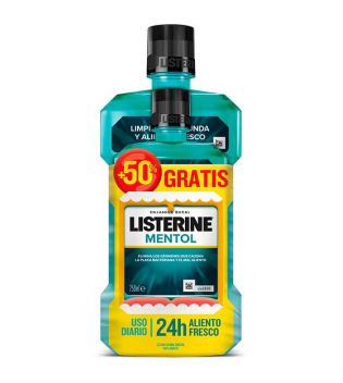 Listerine - Collutorio al mentolo 500ml + 250ml