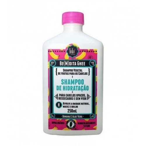 Lola Cosmetics - Shampoo idratante con banana e aloe vera Be(m)dita Ghee