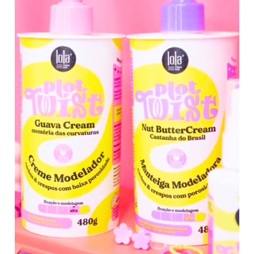 Lola Cosmetics - *Plot Twist* - Crema modellante modellante per ricci 480g - Noce del Brasile