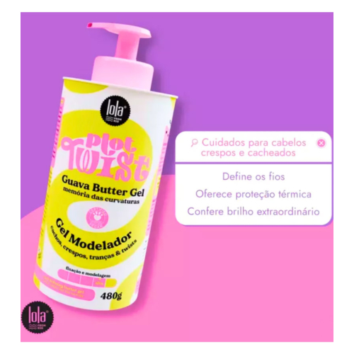 Lola Cosmetics - *Plot Twist* - Gel modellante per ricci 480g - Crema di guava