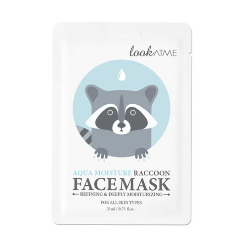 Look At Me - Maschera viso idratante - Aqua Moisture Raccoon