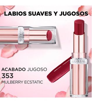 Loreal Paris - Rossetto Color Riche Glow Paradise - 353: Mulberry Ecstatic Sheer