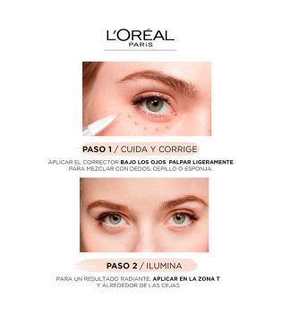 Loreal Paris - Accord Parfait Eye-Cream In A Concealer Concealer - 7.5-9D: Golden-Honey