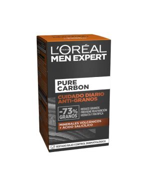 Loreal Paris - Trattamento quotidiano anti-brufoli Pure Carbon Men Expert