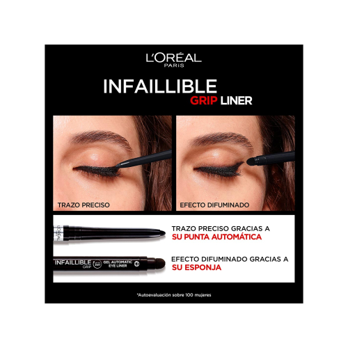 Loreal Paris - Eyeliner automatico Infaillible Grip Gel - 009: Polar White