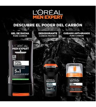 Loreal Paris - Kit regalo carbone Men Expert