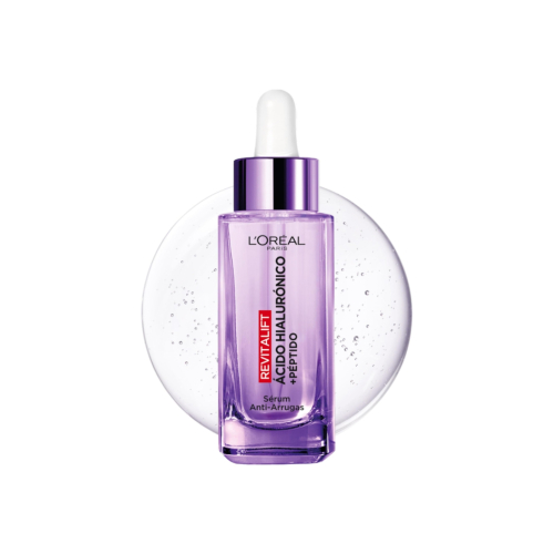 Loreal Paris - Siero antirughe con acido ialuronico + peptidi Revitalift Filler