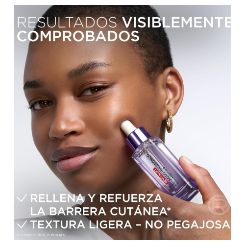 Loreal Paris - Siero antirughe con acido ialuronico + peptidi Revitalift Filler