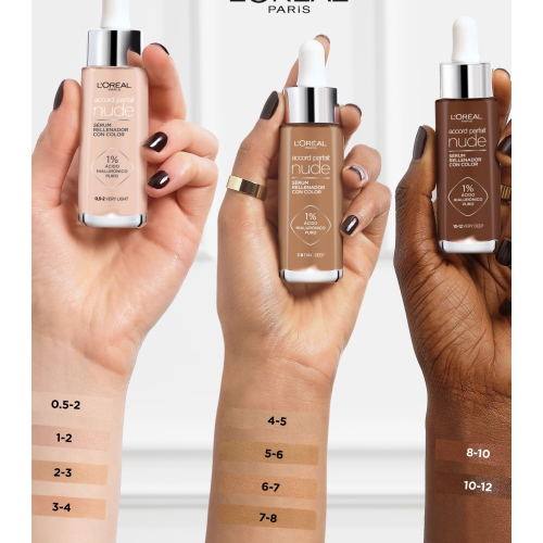 Loreal Paris - Siero riempitivo colorato Accord Parfait Nude - 0,5-2: Very Light