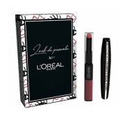 Loreal Paris - Set Look da Sfilata - Mascara Mega Volume Collagene + Rossetto Liquido Infaillible 24H 100: Timeless Rose