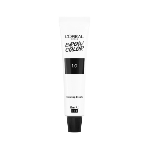 Loreal Paris - Tinta semipermanente per sopracciglia Brow Color - 1.0: Black