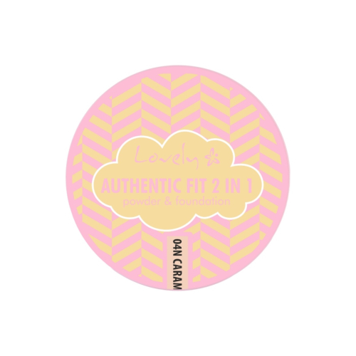 Lovely - Fondotinta in polvere 2 in 1 Authentic Fit - 04N Caramel