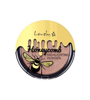 Lovely - *Honey Bee Beautiful* - Illuminante in polvere Honeycomb - 2