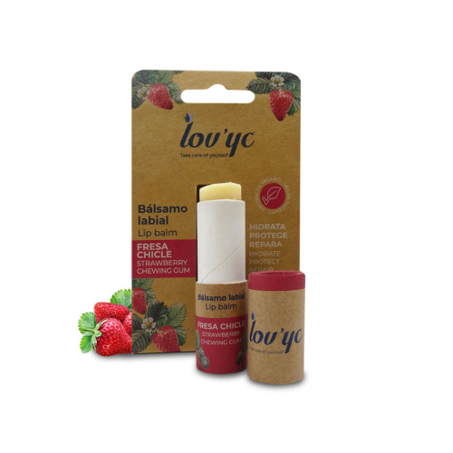 Lovyc - Balsamo per labbra Bubblegum alla fragola