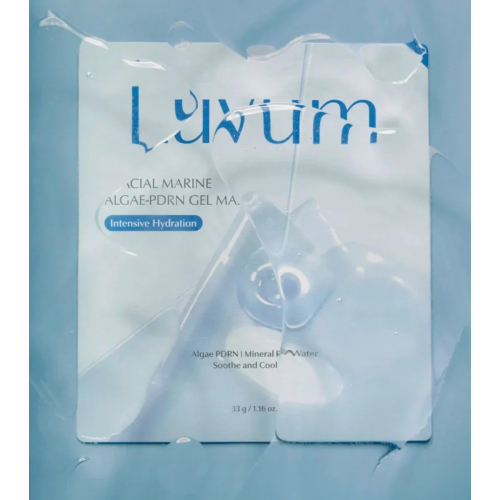 LUVUM - Maschera facciale idratante Glacial Marine Algae-PDRN