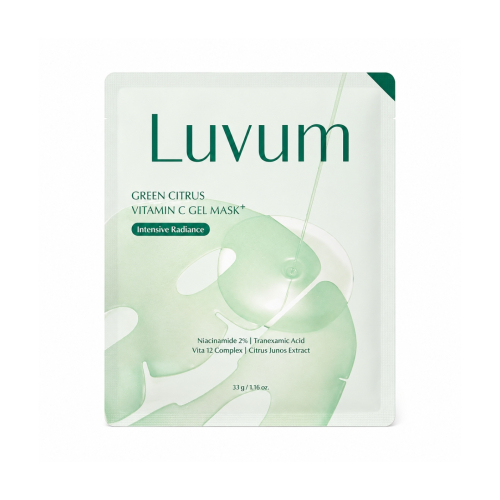 LUVUM - Maschera facciale illuminante Green Citrus Vitamin C