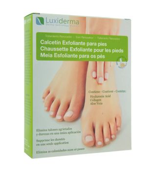 Luxiderma - Esfoliante calzini per i piedi