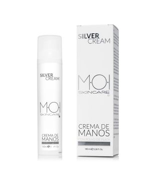 M.O.I. Skincare - Silver Crema per le mani con polvere d'argento