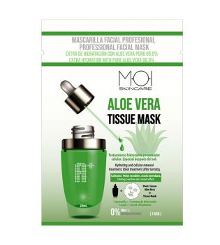 M.O.I. Skincare - Maschera viso professionale - Aloe vera puro