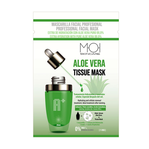M.O.I. Skincare - Maschera viso professionale - Aloe vera puro
