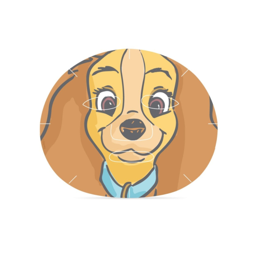 Mad Beauty - *Lady and the Tramp* - Duo di maschere per il viso