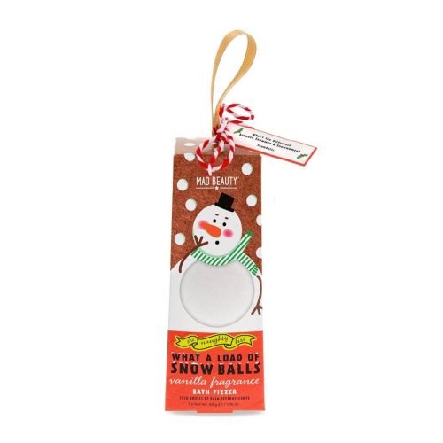 Mad Beauty - *The Naughty List* - Set di bombe da bagno Snow Balls Fizzer Trio