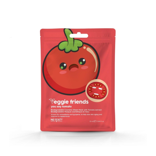 Mad Beauty - *Veggie Friends* - Maschera viso con estratto di pomodoro - You Say Tomato
