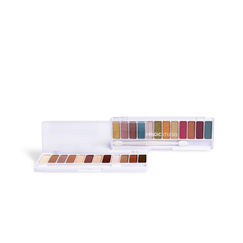 Magic Studio - *Colorful* - Set di palette di ombretti Matte vs Metal Look