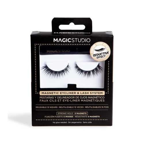 Magic Studio - Ciglia finte magnetiche + eyeliner - Seductive effect