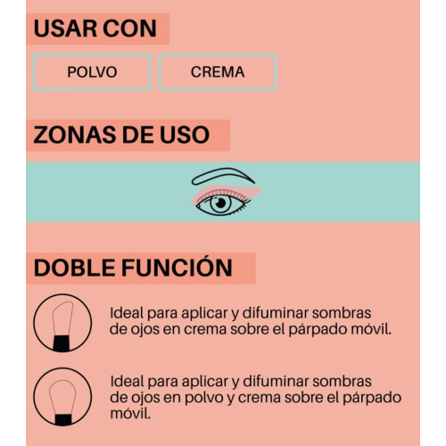 Maiko - *Duo Twist* - Pennello occhi a doppia estremità - DT6