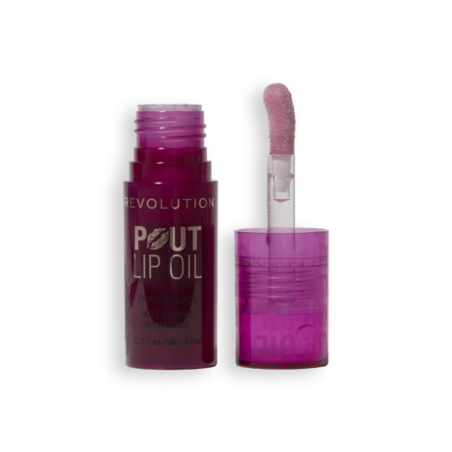 Makeup Revolution - Olio per labbra Pout Lip - Bitten Berry