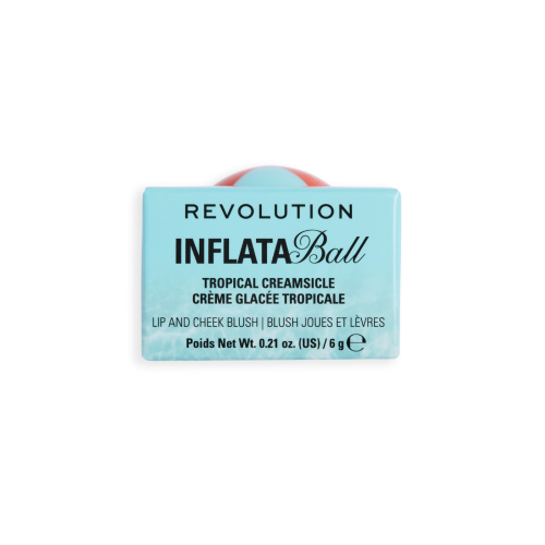 Makeup Revolution - Balsamo labbra e guance Inflata Ball - Tropical Creamsicle