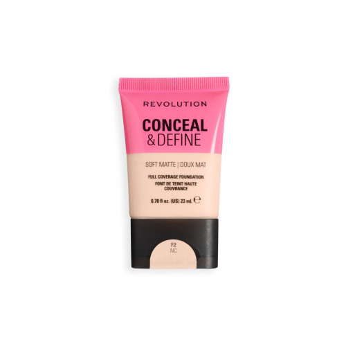Makeup Revolution - Fondotinta Conceal & Define Soft Matte - F2NC
