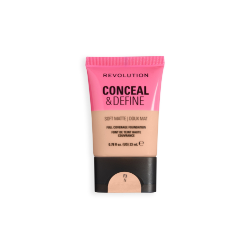 Makeup Revolution - Fondotinta Conceal & Define Soft Matte - F3N