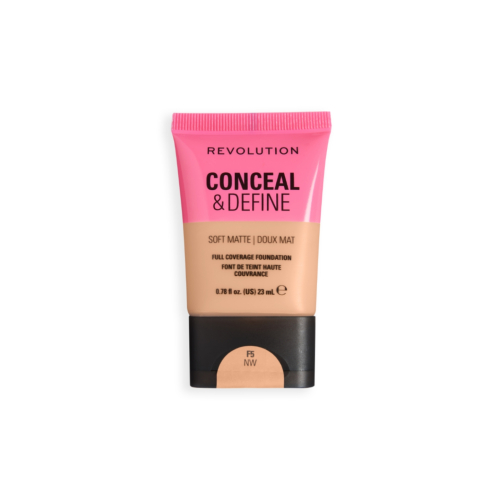 Makeup Revolution - Fondotinta Conceal & Define Soft Matte - F5NW