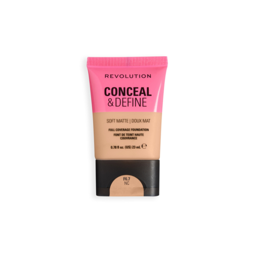 Makeup Revolution - Fondotinta Conceal & Define Soft Matte - F6.7NC