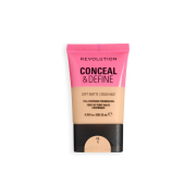 Makeup Revolution - Fondotinta Conceal & Define Soft Matte - F6N