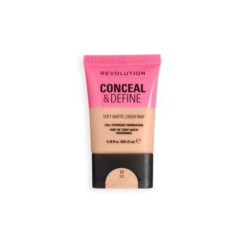 Makeup Revolution - Fondotinta Conceal & Define Soft Matte - F7NC