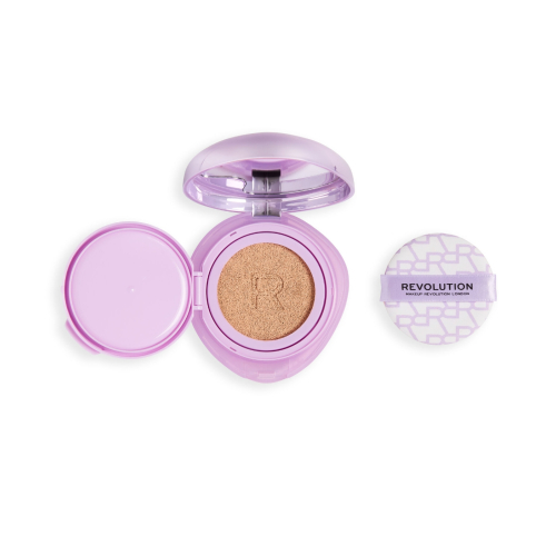Makeup Revolution - Fondotinta cushion Superdewy - Fair Warm