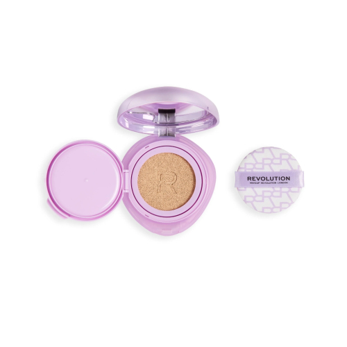 Makeup Revolution - Fondotinta cushion Superdewy - Light Neutral Warm