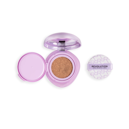 Makeup Revolution - Fondotinta cushion Superdewy - Medium Tan Cool