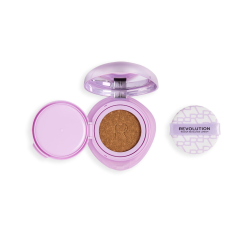 Makeup Revolution - Fondotinta cushion Superdewy - Medium Tan Neutral