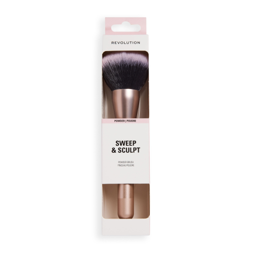 Makeup Revolution - Pennello per cipria Sweep & Sculpt - R12
