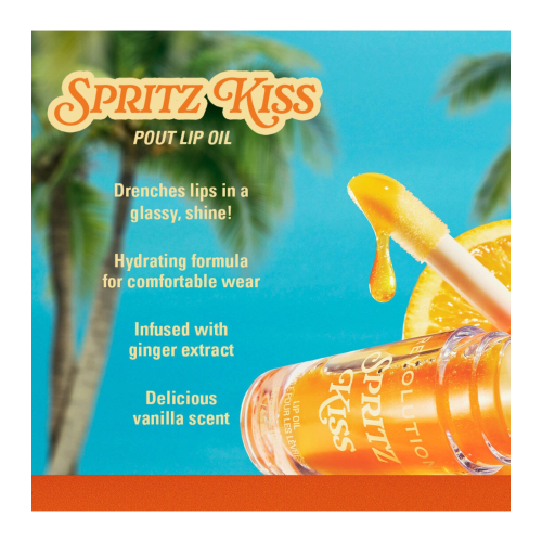 Makeup Revolution - *Club Riviera* - Olio per labbra Spritz Kiss Orange