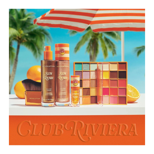 Makeup Revolution - *Club Riviera* - Balsamo corpo illuminante Sun Rush - Caramel Bronze