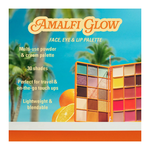Makeup Revolution - *Club Riviera* - Palette multiuso per viso, occhi e labbra Amalfi Glow
